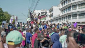 protest in Kenya 