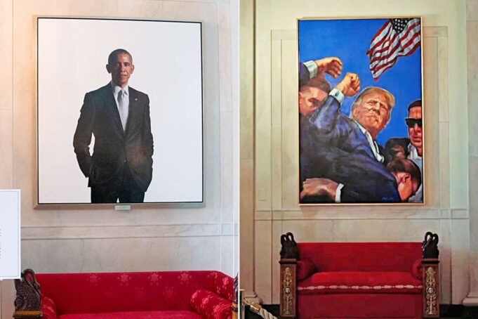 Trump Removes Obama Portrait from Prime White House Spot Trump Removes Obama Portrait from Prime White House Spot