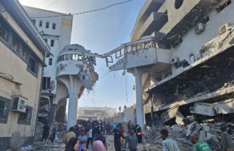 Gaza Hospital Damaged in Israeli Airstrike Amid Expanding Military Offensive Gaza Hospital Damaged in Israeli Airstrike Amid Expanding Military Offensive
