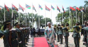Historic First: All-Female Guard of Honour Welcomes Namibia’s President Ndaitwah in Angola Historic First: All-Female Guard of Honour Welcomes Namibia’s President Ndaitwah in Angola