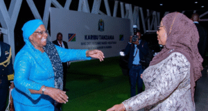 Two female leaders in Africa convened to enhance collaboration and advance the AfCTA initiative Two female leaders in Africa convened to enhance collaboration and advance the AfCTA initiative.