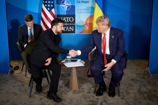 Zelensky Talks 'Ceasefire, Genuine Peace' with Trump at NATO Summit Zelensky Talks 'Ceasefire, Genuine Peace' with Trump at NATO Summit
