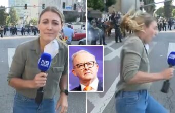 Aussie PM Slams U.S. After Reporter Hit by Rubber Bullet During LA Protests
