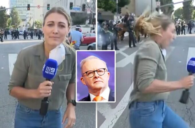 Aussie PM Slams U.S. After Reporter Hit by Rubber Bullet During LA Protests
