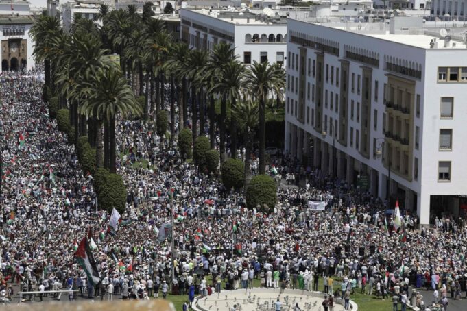 Thousands in Morocco call for end to Gaza war Thousands in Morocco call for end to Gaza war