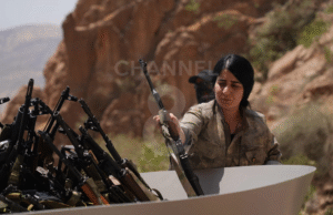 Kurdish PKK Fighters Incinerate Weapons in Iraq to Initiate Disarmament Kurdish PKK Fighters Incinerate Weapons in Iraq to Initiate Disarmament