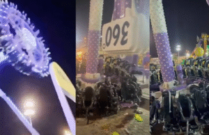 Saudi Arabia: 23 hurt, 3 seriously, when amusement park ride breaks mid-ride Saudi Arabia: 23 hurt, 3 seriously, when amusement park ride breaks mid-ride