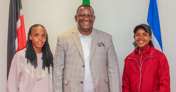 Faith Kipyegon and Beatrice Chebet Awarded KSh 5M Each for Breaking World Records Faith Kipyegon and Beatrice Chebet Awarded KSh 5M Each for Breaking World Records