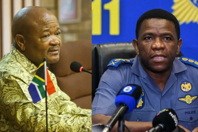 South African Police Commissioner Accuses Minister of Criminal Associations South African Police Commissioner Accuses Minister of Criminal Associations