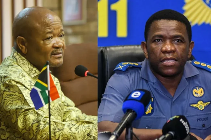 South African Police Commissioner Accuses Minister of Criminal Associations South African Police Commissioner Accuses Minister of Criminal Associations