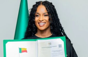 US Grammy winner Ciara becomes citizen of Benin under new slavery-descendants law US Grammy winner Ciara becomes citizen of Benin under new slavery-descendants law