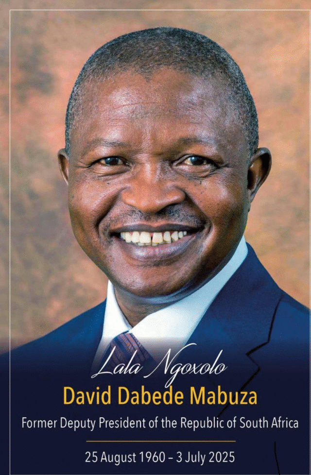 South Africa's Former Deputy President Mabuza Passes Away