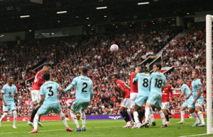 Late goal against Burnley at home gives Manchester United season’s first win Late goal against Burnley at home gives Manchester United season’s first win