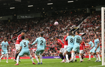 Late goal against Burnley at home gives Manchester United season’s first win Late goal against Burnley at home gives Manchester United season’s first win