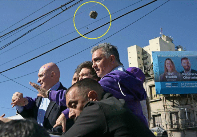 Argentine President Javier Milei ATTACKED, barely escapes