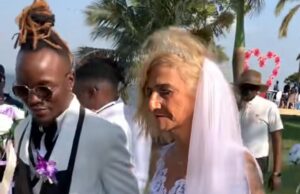Young Ugandan Artist Weds 60-Year-Old Mzungu Lover in Lavish Wedding