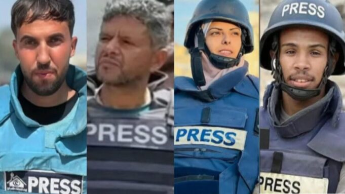 Four journalists killed in Israeli strike on hospital in Gaza Four journalists killed in Israeli strike on hospital in Gaza