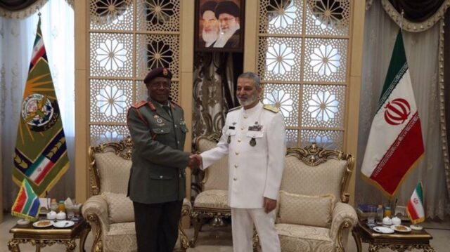 Iran, South Africa place premium on expansion of military relations