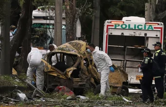 Car Bomb and Attack on Helicopter in Colombia Kill at Least 17, Including Police Officers Car Bomb and Attack on Helicopter in Colombia Kill at Least 17, Including Police Officers
