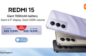 Xiaomi Kenya Launches the All-New Redmi 15 – GIANT Battery, GIANT Display, GIANT Sound Xiaomi Kenya Launches the All-New Redmi 15 – GIANT Battery, GIANT Display, GIANT Sound