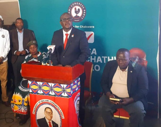 Malawi ruling MCP claims tampering in vote count Malawi ruling MCP claims tampering in vote count