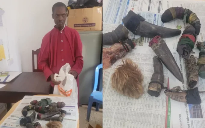 Machakos Man Arrested With Witchcraft Items in Ongoing Murder Probe Machakos man, Mumo Nthiwa, charged with possession of witchcraft items.