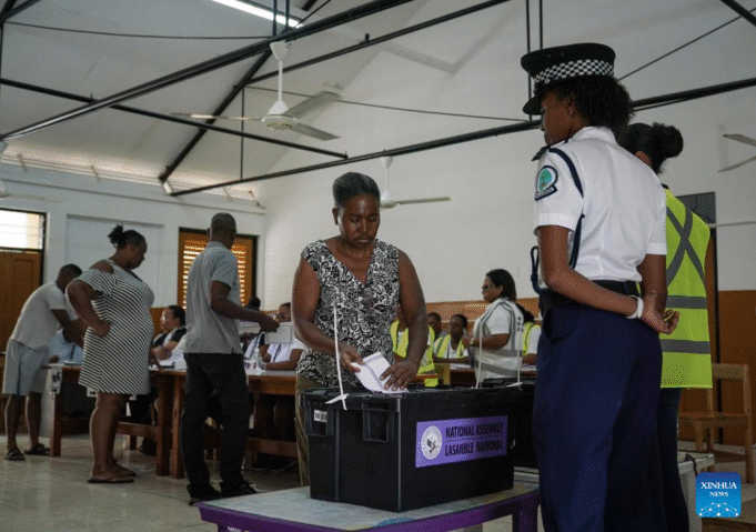 Presidential, legislative elections kick off in Seychelles Presidential, legislative elections kick off in Seychelles