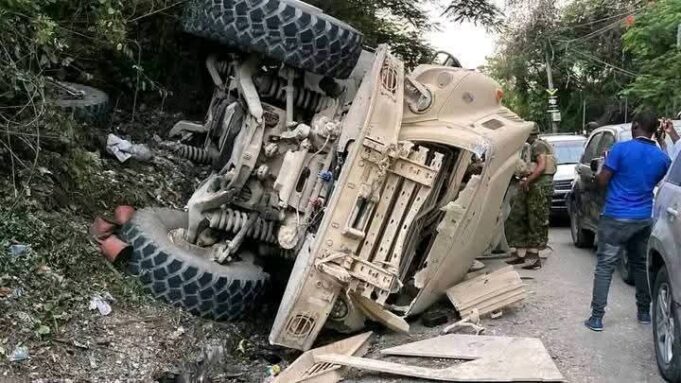 Armoured vehicle accident in Haiti kills 2 and injures 8 Kenyan police officers Armoured vehicle accident in Haiti kills 2 and injures 8 Kenyan police officers