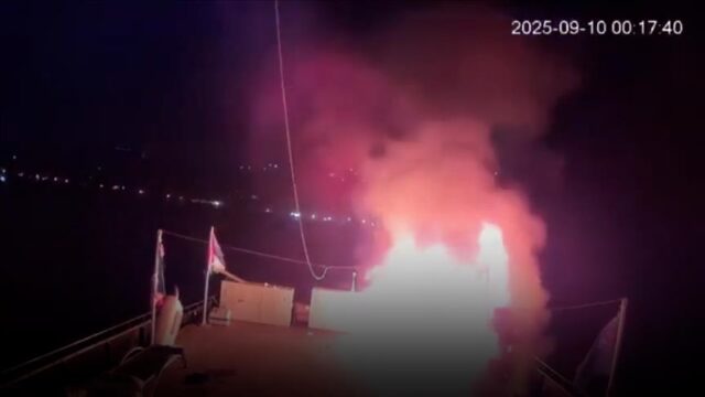 Global Sumud Flotilla reports 2nd drone attack on vessel