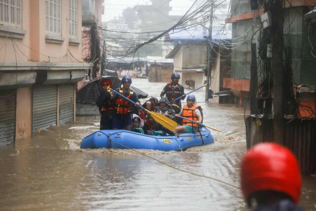 Heavy rains kill at least 47 in Nepal, block roads