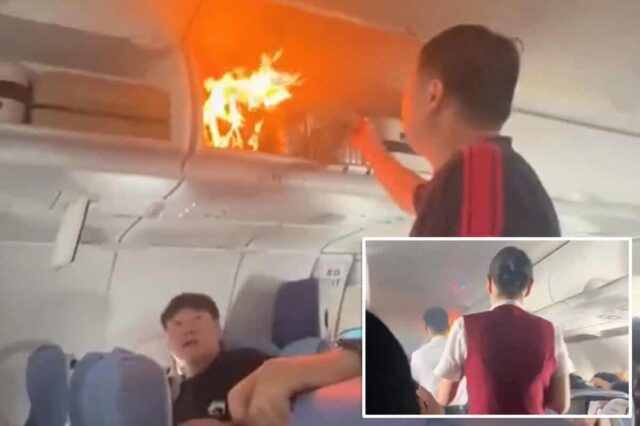 Air China flight safely diverted to Shanghai after battery fire in cabin