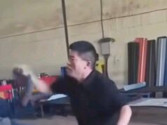 Huge Blow For the Chinese National As He is Sacked & Deported Back to China After Being Captured Live on Camera Assaulting a Kenyan Worker Photo Courtesy