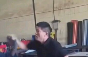 Huge Blow For the Chinese National As He is Sacked & Deported Back to China After Being Captured Live on Camera Assaulting a Kenyan Worker Photo Courtesy