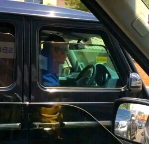 Former President of Kenya Uhuru Kenyatta Captured Driving Himself in the Streets of Nairobi