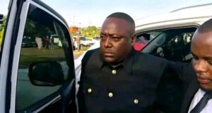 Childish Behavior: Bishop Wanderi Attacks Pastor Kanyari After Laughing During Betty’s Tribute A photo of Kanyari