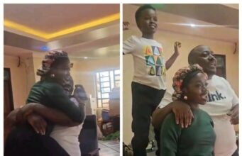 Pastor Kanyari and His Two Kids Tash & Sky Video Celebrating Just Few Days After their Mother Betty Bayo Death Leaves Kenyans Furious. Photo Courtesy