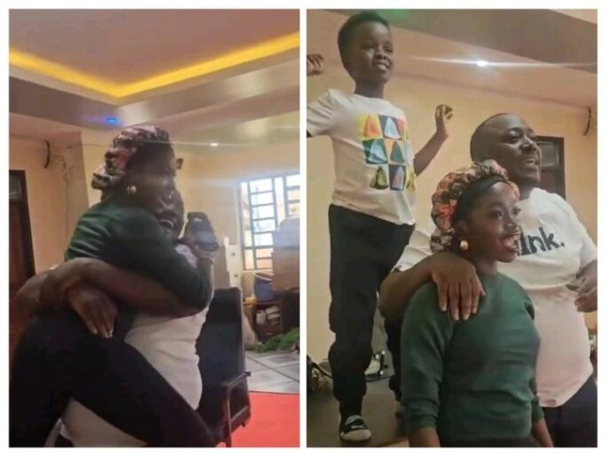 Pastor Kanyari and His Two Kids Tash & Sky Video Celebrating Just Few Days After their Mother Betty Bayo Death Leaves Kenyans Furious. Photo Courtesy
