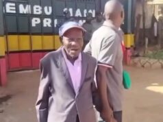 Emotional Moments As an Elderly Man Is Released From Embu Prison After Spending Over 40 Years Prisoned Photo Courtesy