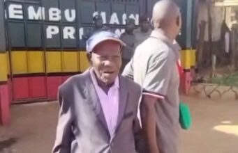 Emotional Moments As an Elderly Man Is Released From Embu Prison After Spending Over 40 Years Prisoned Photo Courtesy