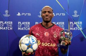 Osimhen overtakes Mbappé and Haaland to lead Champions League scoring chart Osimhen overtakes Mbappé and Haaland to lead Champions League scoring chart