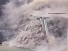 A newly opened 758-meter bridge collapsed in China A newly opened 758-meter bridge collapsed in China