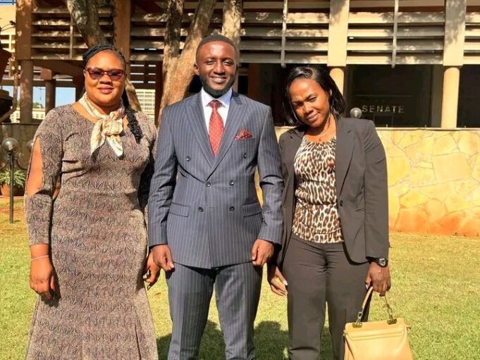 ‘Nani ndyo mama yake?’ Kenyans Left Confused After Boyd Were Kasipul Newly Elected MP Pose For a Photo with His Young Energetic Beautiful Mothers Photo Courtesy