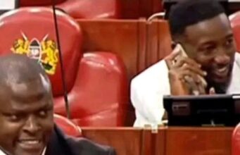 Leo Muthende On the Headlines After Being Captured Laughing On a Phone Call As Ndindi Nyoro Delivers an Important Speech in Parliament Just Few Days After Being Elected Photo Courtesy