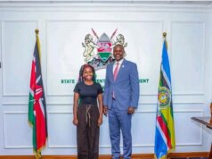 No Hard Feelings As Muthoni Meets PS Who Allegedly Refused To Sign Her Papers To Brazil For the 72hrs Tree Hugging World Record Photo Courtesy