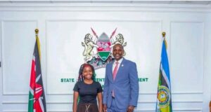 No Hard Feelings As Muthoni Meets PS Who Allegedly Refused To Sign Her Papers To Brazil For the 72hrs Tree Hugging World Record Photo Courtesy