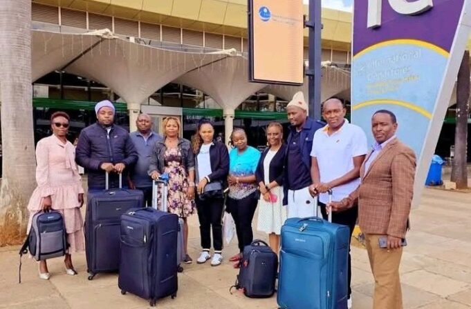 Finally Hope! Popular Kikuyu Musician Battling Cancer Flies Abroad for Treatment After Powerful Support From Fellow Celebrities