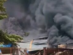 RIP: Emotional Moments As More Bodies Are Evacuated From Hope Mattress Factory In Thika After A Huge Fire Broke Out Photo Courtesy