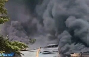 RIP: Emotional Moments As More Bodies Are Evacuated From Hope Mattress Factory In Thika After A Huge Fire Broke Out Photo Courtesy