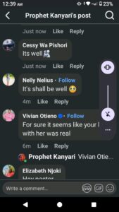 Screenshot Courtesy Pastor Kanyari Post