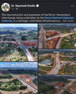 Photo Courtesy / Aerial View of Rironi–Kamandura Interchange Reconstruction& Expansion 